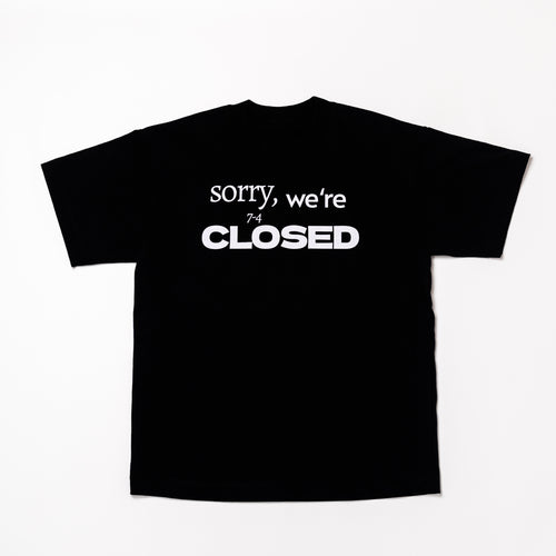 Coffee Smugglers - T-shirt "SORRY WE ARE CLOSED"