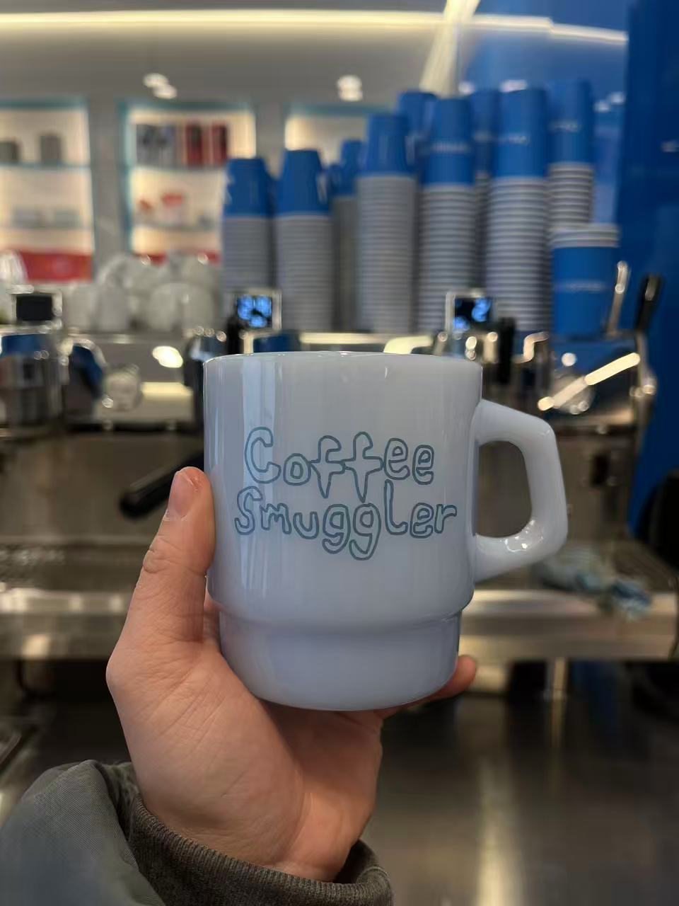 Coffee Smugglers Special Glass Mug
