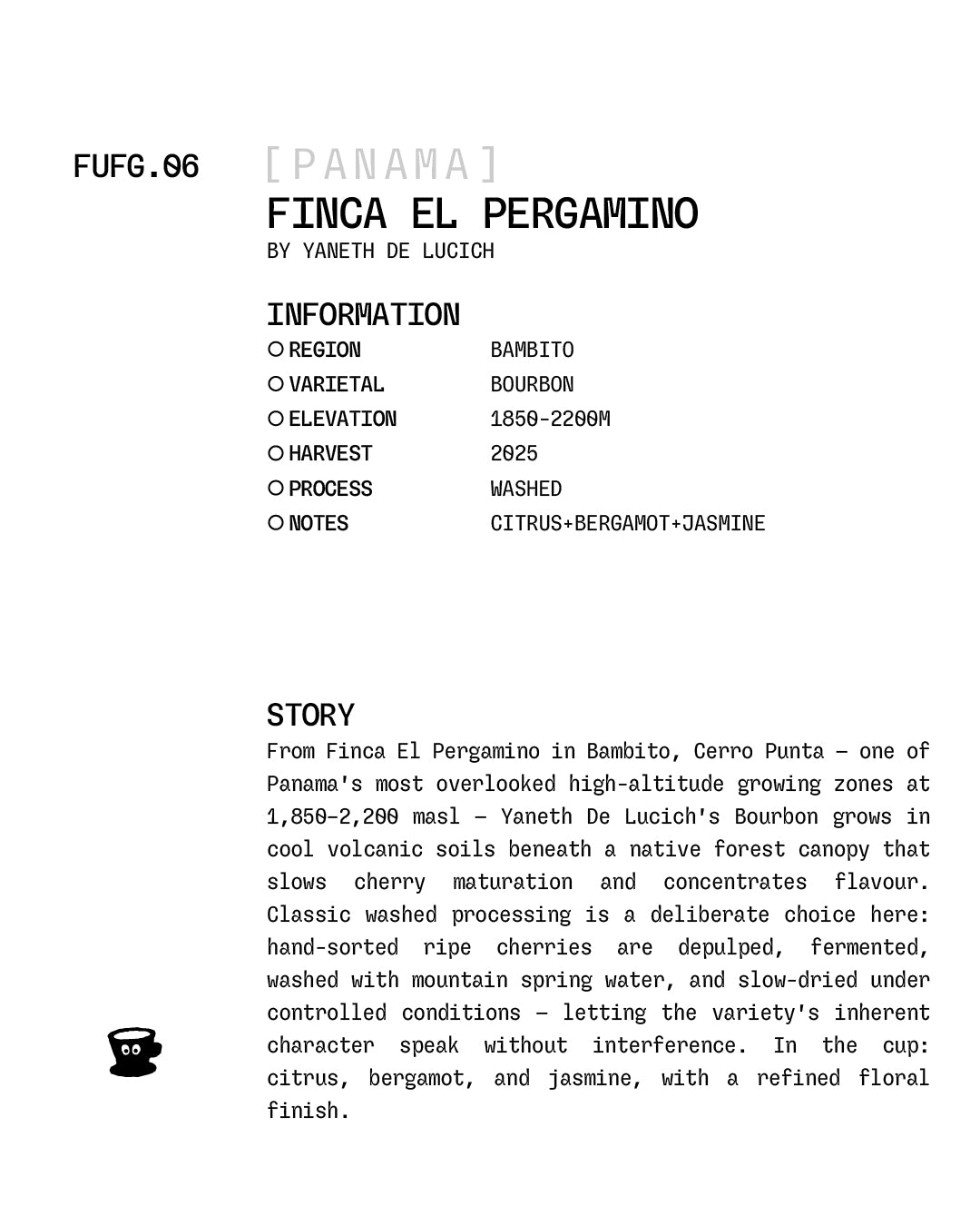Panama - Finca El Pergamino / Bourbon / Washed
